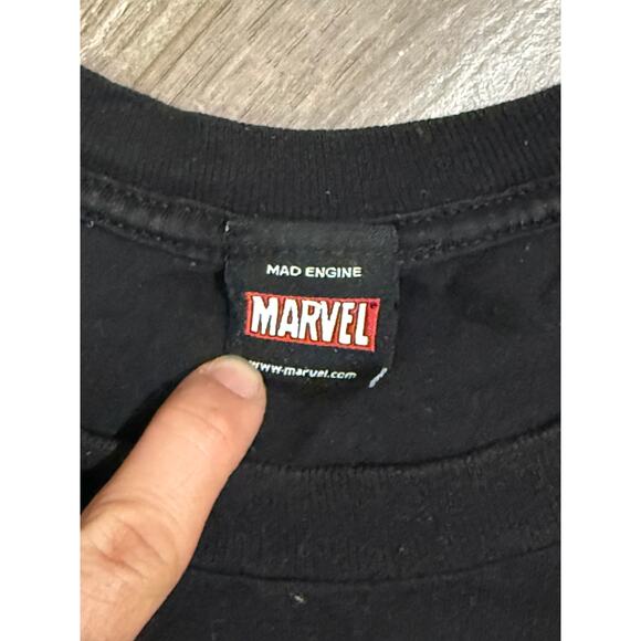Vintage y2k Mad Engine Marvel Superhero TShirt - Picture 3 of 7